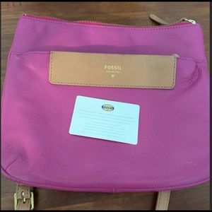 Fossil purple summer crossbody